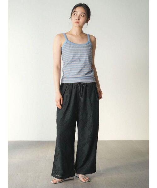 パンツ Leavers lace easy pants レディース_8