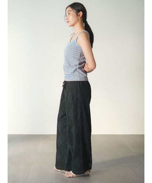 パンツ Leavers lace easy pants レディース_9