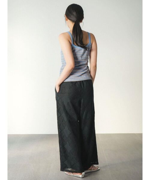 パンツ Leavers lace easy pants レディース_10