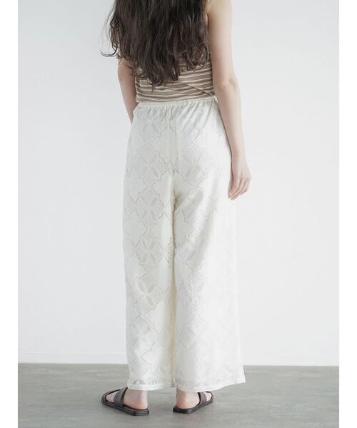 パンツ Leavers lace easy pants レディース_15