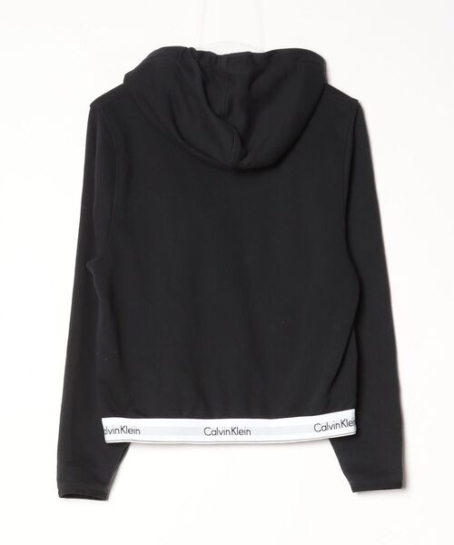 「Calvin Klein Underwear」 ジップアップパーカー MEDIUM ブラック レディース_画像2