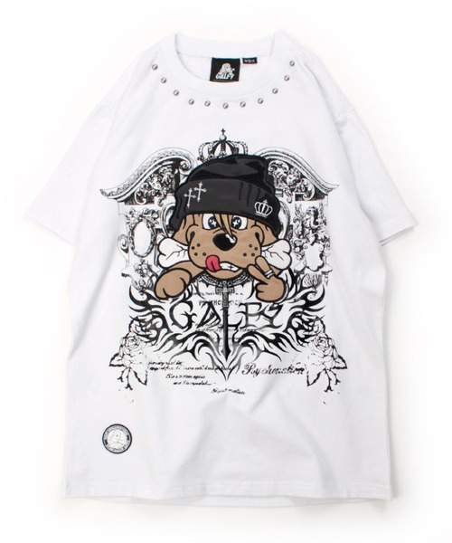 GALFY（ガルフィー） tシャツ 爆アゲ↑↑ギラTシャツ/スタッズ 箔