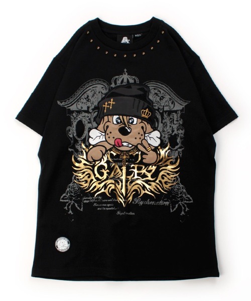 GALFY（ガルフィー） tシャツ 爆アゲ↑↑ギラTシャツ/スタッズ 箔