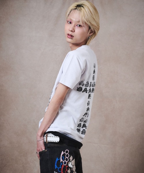 GALFY（ガルフィー） tシャツ 爆アゲ↑↑ギラTシャツ/スタッズ 箔