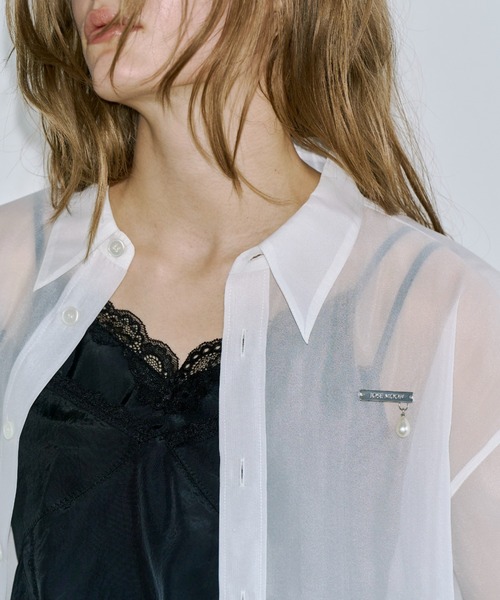 JOSE MOON（ジョゼムーン） ブラウス シャツ SHEER JOSEMOON SHORT