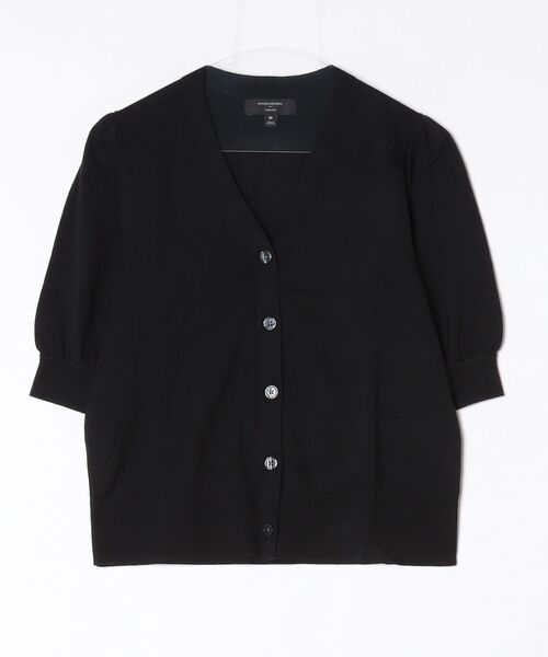 「BANANA REPUBLIC FACTORY STORE」 ニットカーディガン M ネイビー レディース_画像3