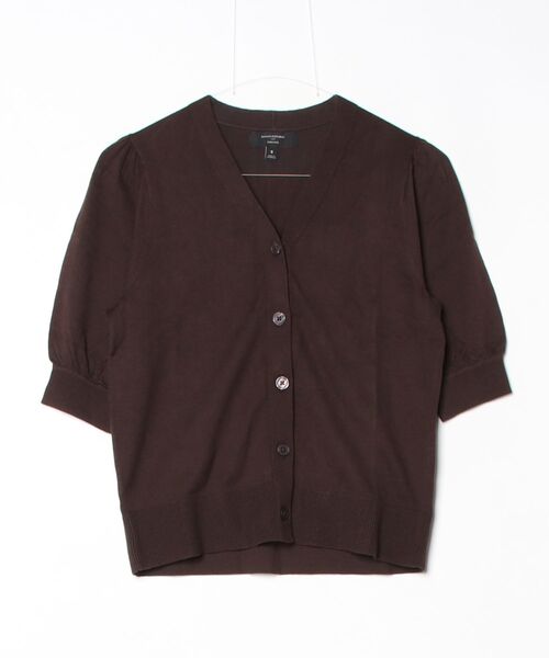 「BANANA REPUBLIC FACTORY STORE」 ニットカーディガン M ネイビー レディース_画像7