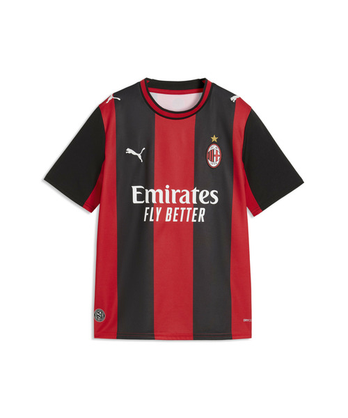 tシャツ PUMA プーマ キッズ 2026-27 ACミラン ホーム レプリカ ユニフォーム 128-164cm キッズ 子供服 男の子 女の子の画像