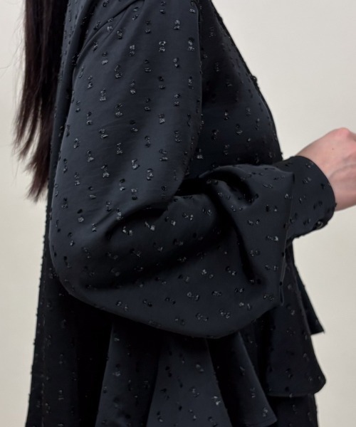 「Sono」 長袖チュニック F ブラック レディース_画像7
