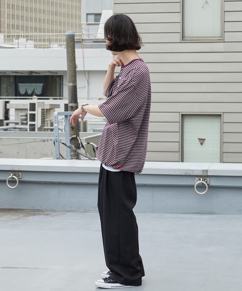 Healthknit（ヘルスニット） ヘンリーネック tシャツ メンズ
