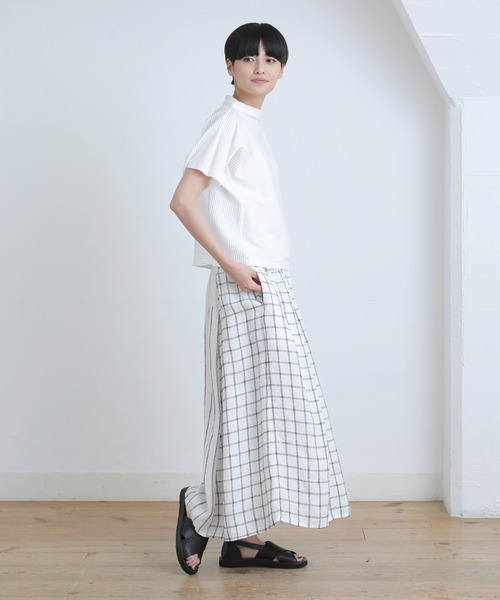 「Plantation」 半袖カットソー M size ライトブルー レディース_画像4