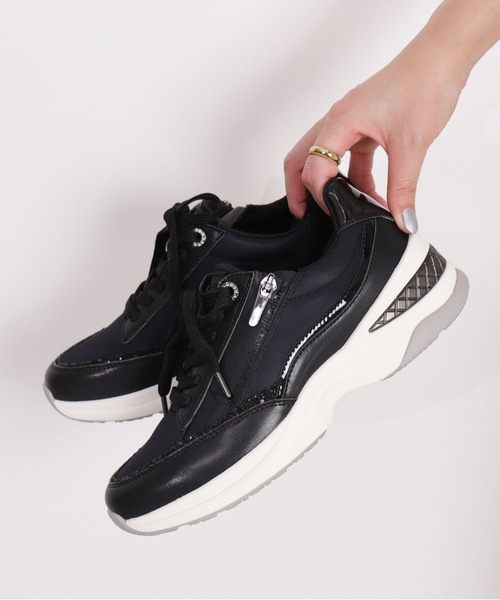 「+diana」 ローカットスニーカー L ブラック レディース_画像7