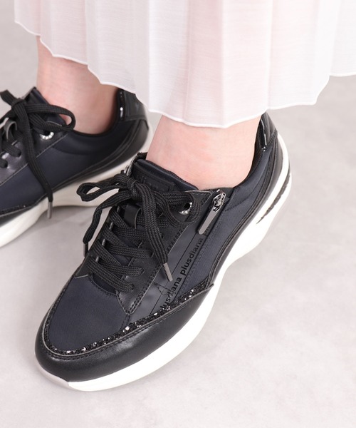 「+diana」 ローカットスニーカー L ブラック レディース_画像9