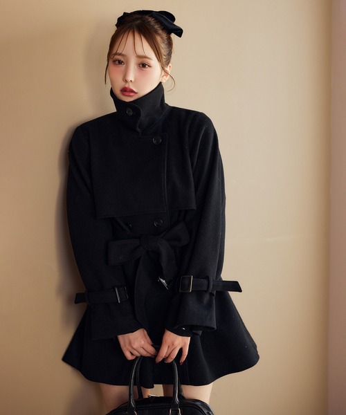 「one after another NICE CLAUP」 トレンチコート MEDIUM ブラウン レディース_画像4