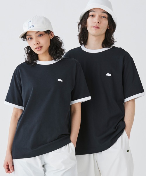 「LACOSTE」 半袖Tシャツ 4 ネイビー メンズ_画像6