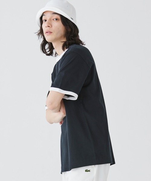 「LACOSTE」 半袖Tシャツ 4 ネイビー メンズ_画像10