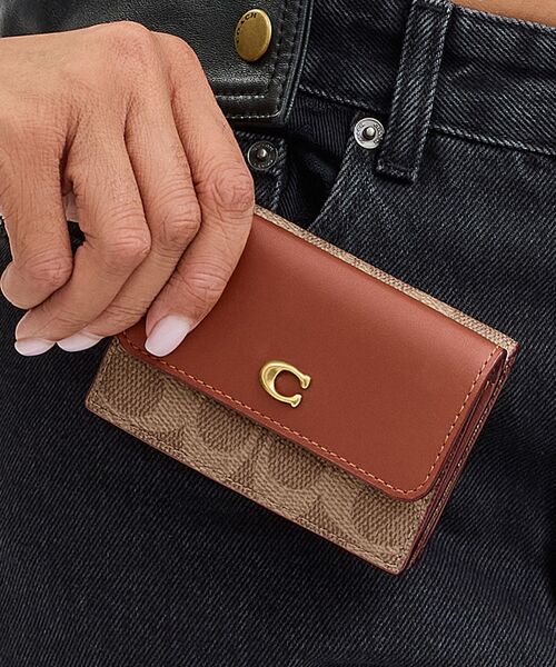 COACH（コーチ） 財布 ONE ブラウン系その他 レディース : ZOZOTOWN