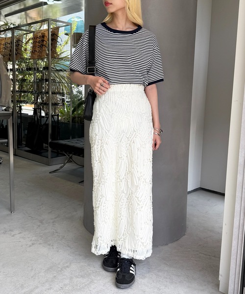 「STAR&STRIPE」 半袖Tシャツ M ネイビー レディース_画像3