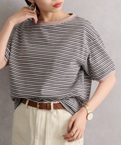 「STAR&STRIPE」 半袖Tシャツ M ネイビー レディース_画像7