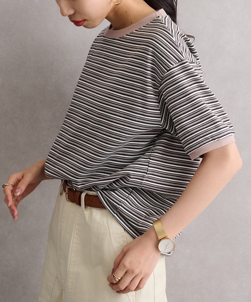 「STAR&STRIPE」 半袖Tシャツ M ネイビー レディース_画像9