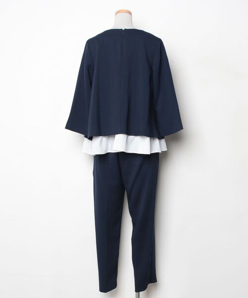 「DRESS LAB」 セットアップ L ネイビー レディース_画像2