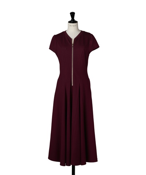 Her lip to ワンピース Front Zip Long Dress : ZOZOTOWN Yahoo!店