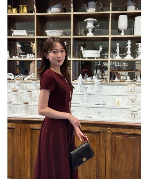 Her lip to ワンピース Front Zip Long Dress : ZOZOTOWN Yahoo!店