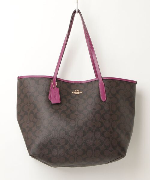 COACH トートバッグ ブラウン/ブラック COACH（コーチ） トートバッグ - ブラウン レディース : ZOZOTOWN