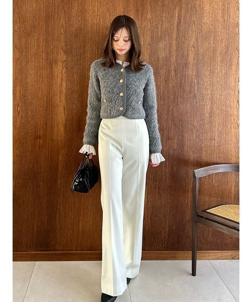 「SNIDEL」 スラックス 1 アイボリー レディース_画像8