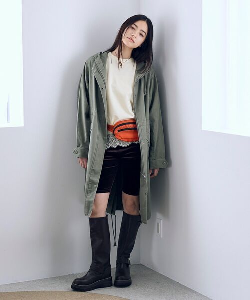 earth music&ecology モッズコート Lサイズ earth music&ecology（アース ミュージック＆エコロジー） モッズ
