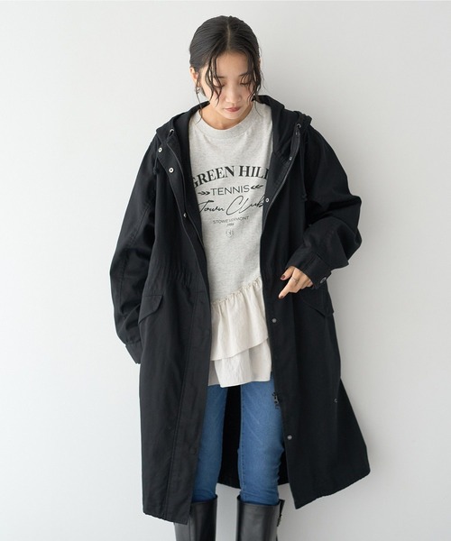 earth music&ecology モッズコート Lサイズ earth music&ecology（アース ミュージック＆エコロジー） モッズ
