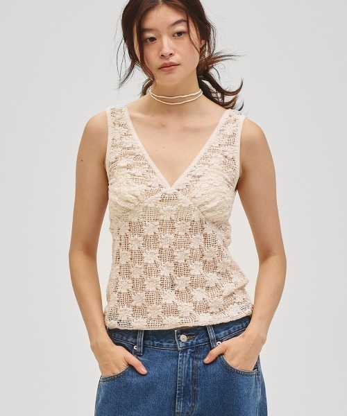 todayful ノースリーブ カットソー タンクトップ TODAYFUL トゥデイフル todayful タンクトップ ノースリーブ Shrink