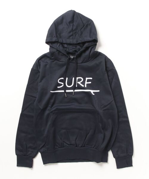 STYLEBLOCK パーカー 「SURF」サーフロゴプリント裏毛スウェット