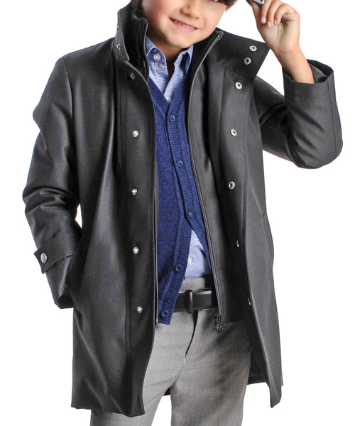 トレンチコート コート APPAMAN #N5GC GOTHAM COAT − 641851 キッズ 子供服 男の子 女の子の画像