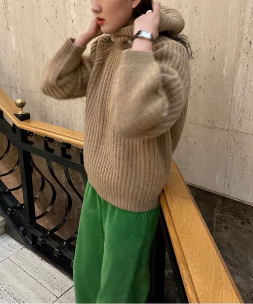 Didot.showroom ニット セーター balaclava knit tops set / 「同