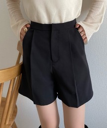 アトリエボズ ハイウエストハーフパンツ callautia パンツ ハイウエストショートパンツ レディース