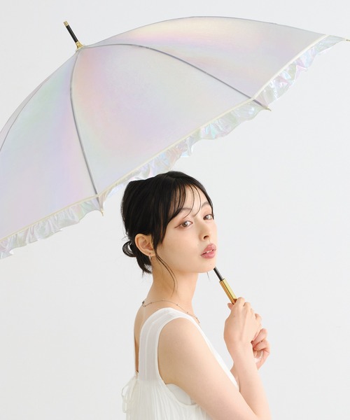 Wpc. 傘 グロウパールアンブレラ フリル レディース : ZOZOTOWN Yahoo