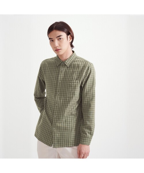 AIGLE（エーグル） シャツ ロングスリーブリバーシブルシャツ メンズ 