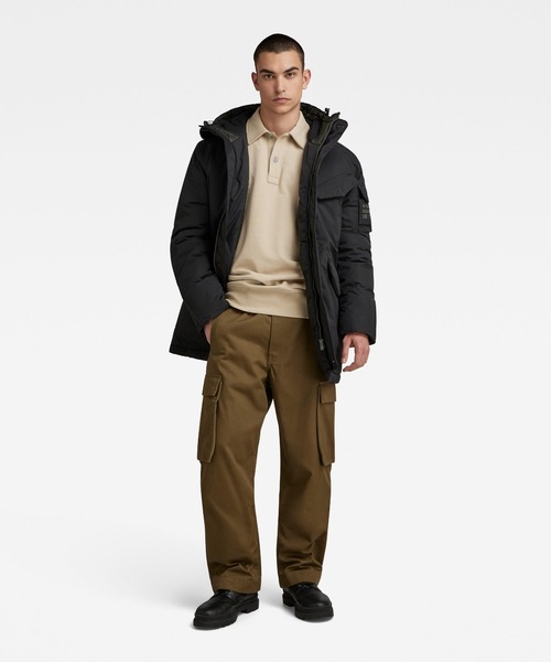 G-STAR RAW ダウンジャケット ダウン VODAN PADDED HOODED PARKA
