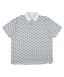 TANGRAM ポロシャツ TANGRAM ポロシャツ ONE SNAP BIG SILHOUETTE POLO -SMALL LOGO