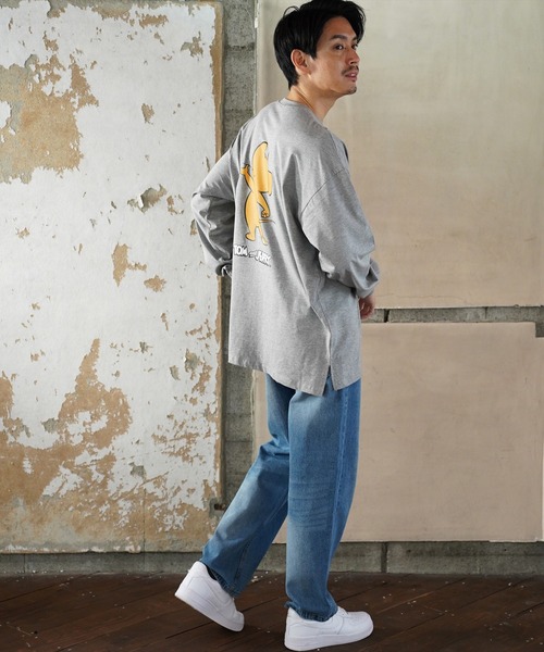 tシャツ (DV)「トムとジェリー」「ユニセックス」後ろ姿 バックプリント 長袖 Tシャツ メンズ レディース | ブランド登録なし | 11
