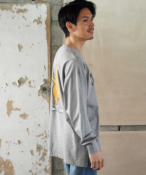 tシャツ (DV)「トムとジェリー」「ユニセックス」後ろ姿 バックプリント 長袖 Tシャツ メンズ レディース | ブランド登録なし | 14
