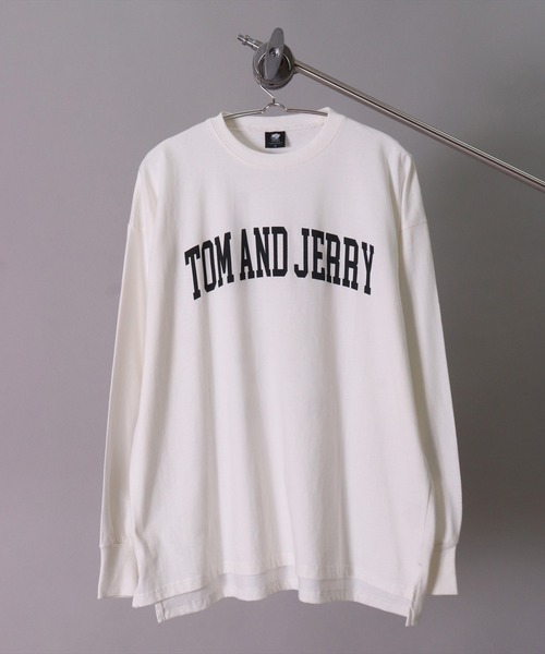 tシャツ (DV)「トムとジェリー」「ユニセックス」後ろ姿 バックプリント 長袖 Tシャツ メンズ レディース | ブランド登録なし | 24