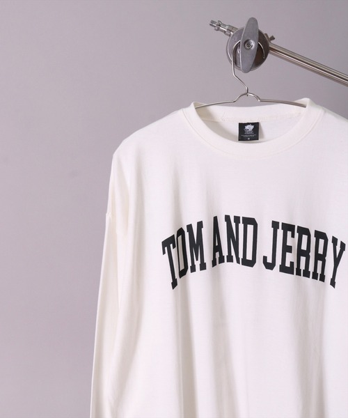 tシャツ (DV)「トムとジェリー」「ユニセックス」後ろ姿 バックプリント 長袖 Tシャツ メンズ レディース | ブランド登録なし | 25