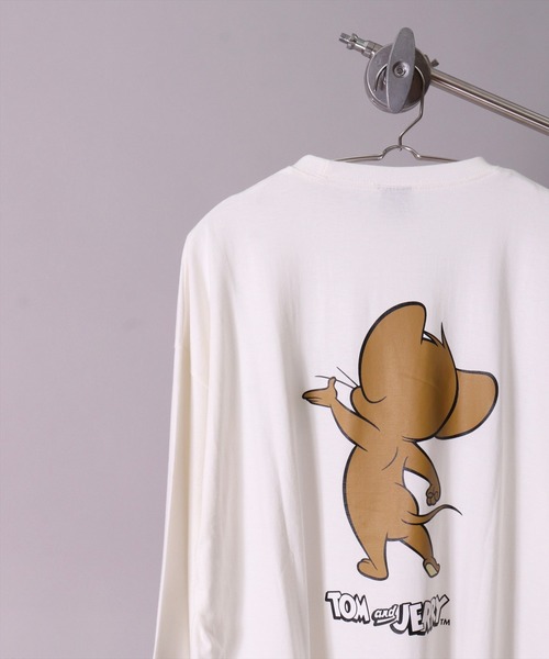 tシャツ (DV)「トムとジェリー」「ユニセックス」後ろ姿 バックプリント 長袖 Tシャツ メンズ レディース | ブランド登録なし | 27