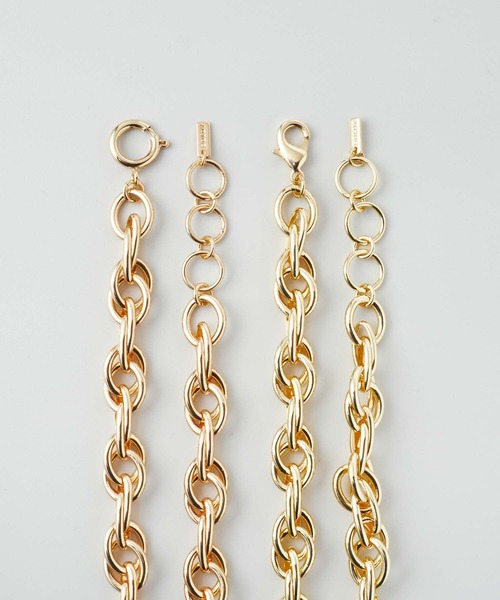 GOLDY（ゴールディ） ネックレス ダブル チェーン ボリューム