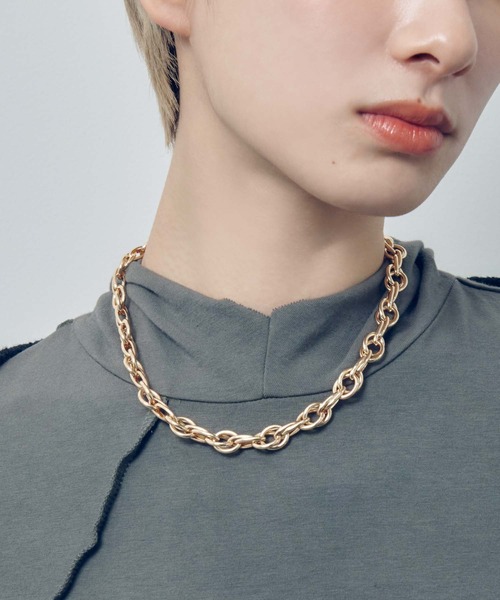 GOLDY（ゴールディ） ネックレス ダブル チェーン ボリューム