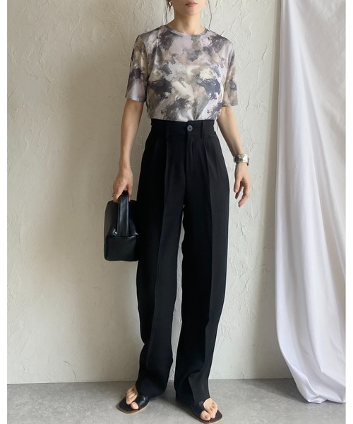 【シャープに決まる大胆シルエット♡】CHANEL Tシャツ Confirm tシャツ ベーシック / リンガー ルーズシルエット