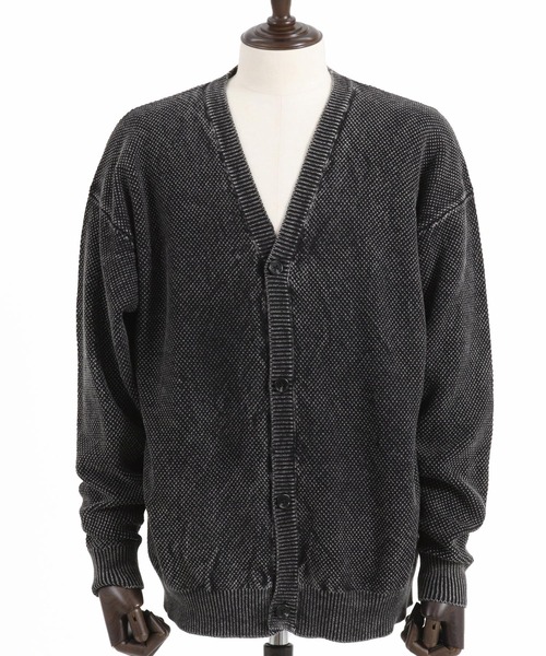 CAMBIO（カンビオ） カーディガン mcg3494-Stonewashed Waffle Knit