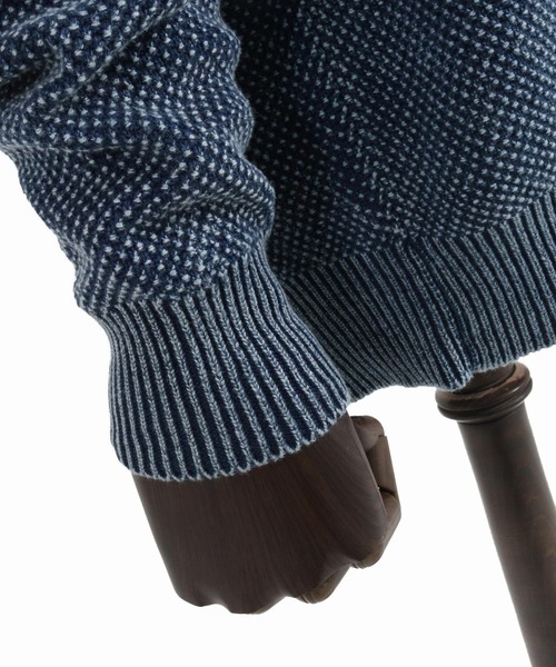 CAMBIO（カンビオ） カーディガン mcg3494-Stonewashed Waffle Knit